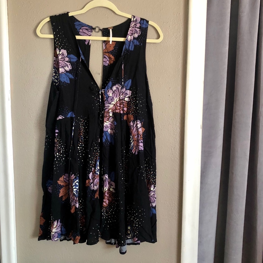 Free People Floral Tunic
